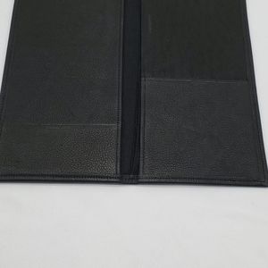 Black Leather Travel Cover